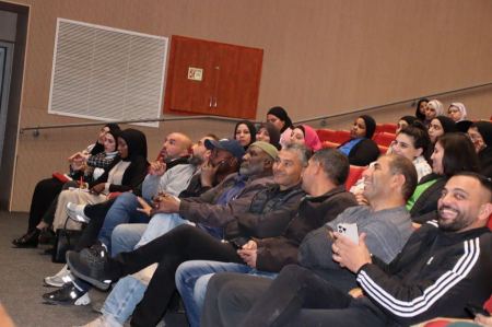 فبراير "شمعة امل"اقتتاح دورة تطريز واستضافة اشرف قرطام بجماهيري رهط